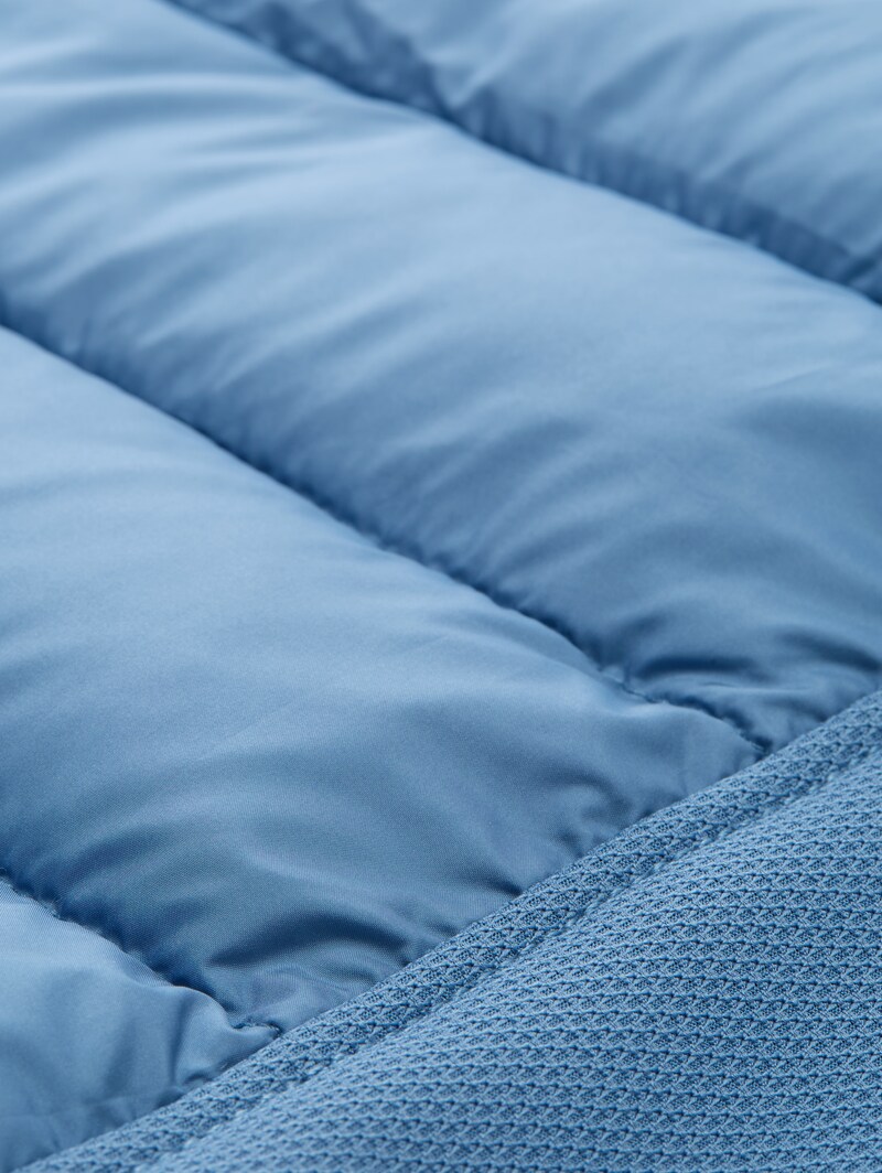 Tom Tailor Hybrid Steppweste mit Stehkragen - Marine Blue