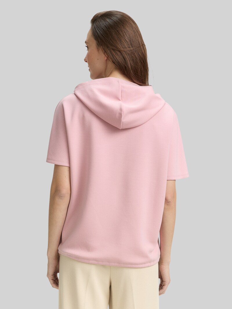 Tom Tailor T-Shirt mit Kapuze - Morning Pink