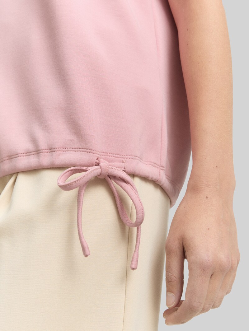 Tom Tailor T-Shirt mit Kapuze - Morning Pink