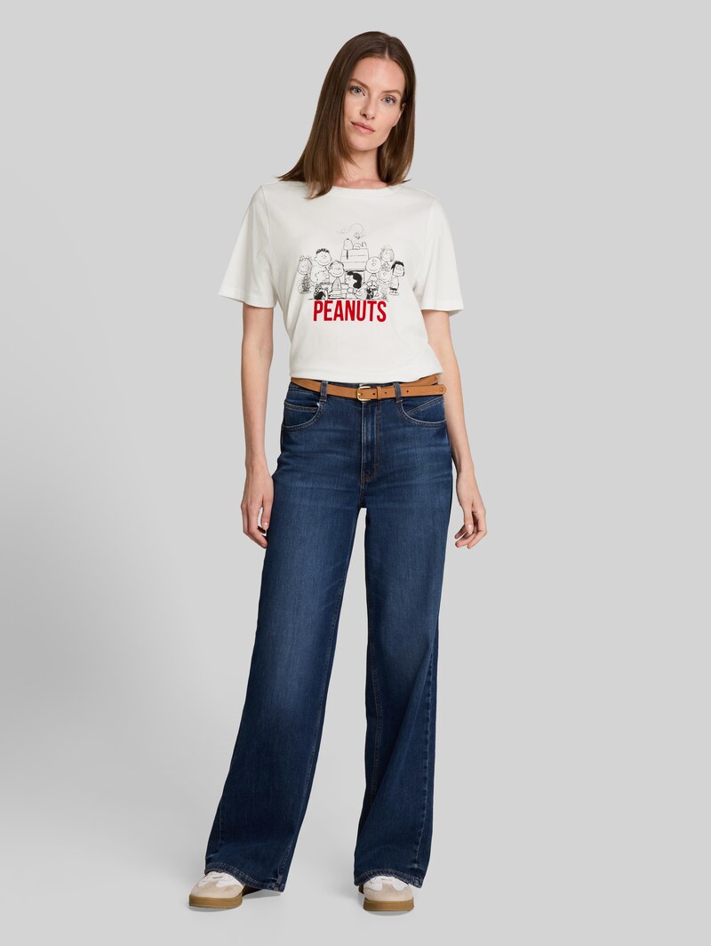 Tom Tailor T-Shirt mit Snoopy-Print - Whisper White