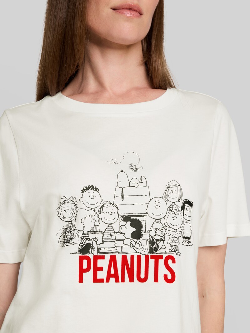 Tom Tailor T-Shirt mit Snoopy-Print - Whisper White