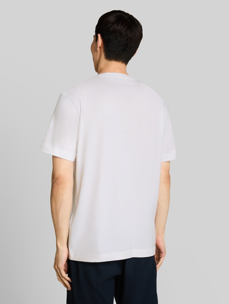 Tom Tailor T-Shirt mit Logo-Print - White