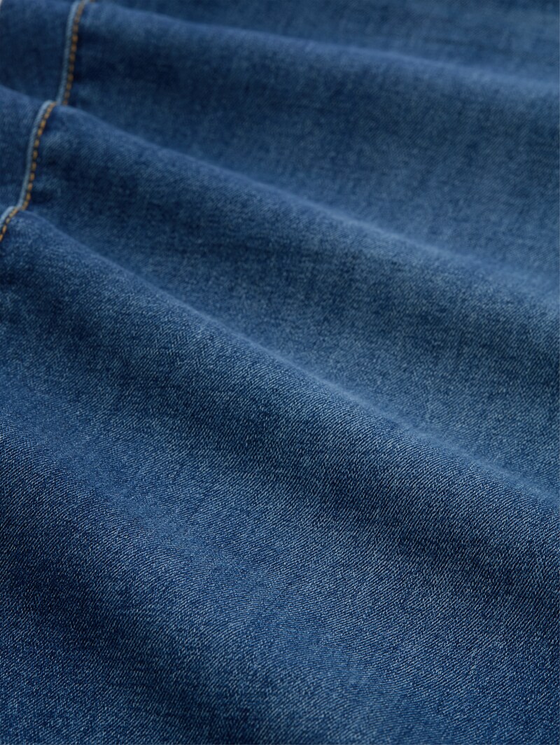 Tom Tailor Plus Size - Straight Jeans - Clean Mid Stone Blue Denim