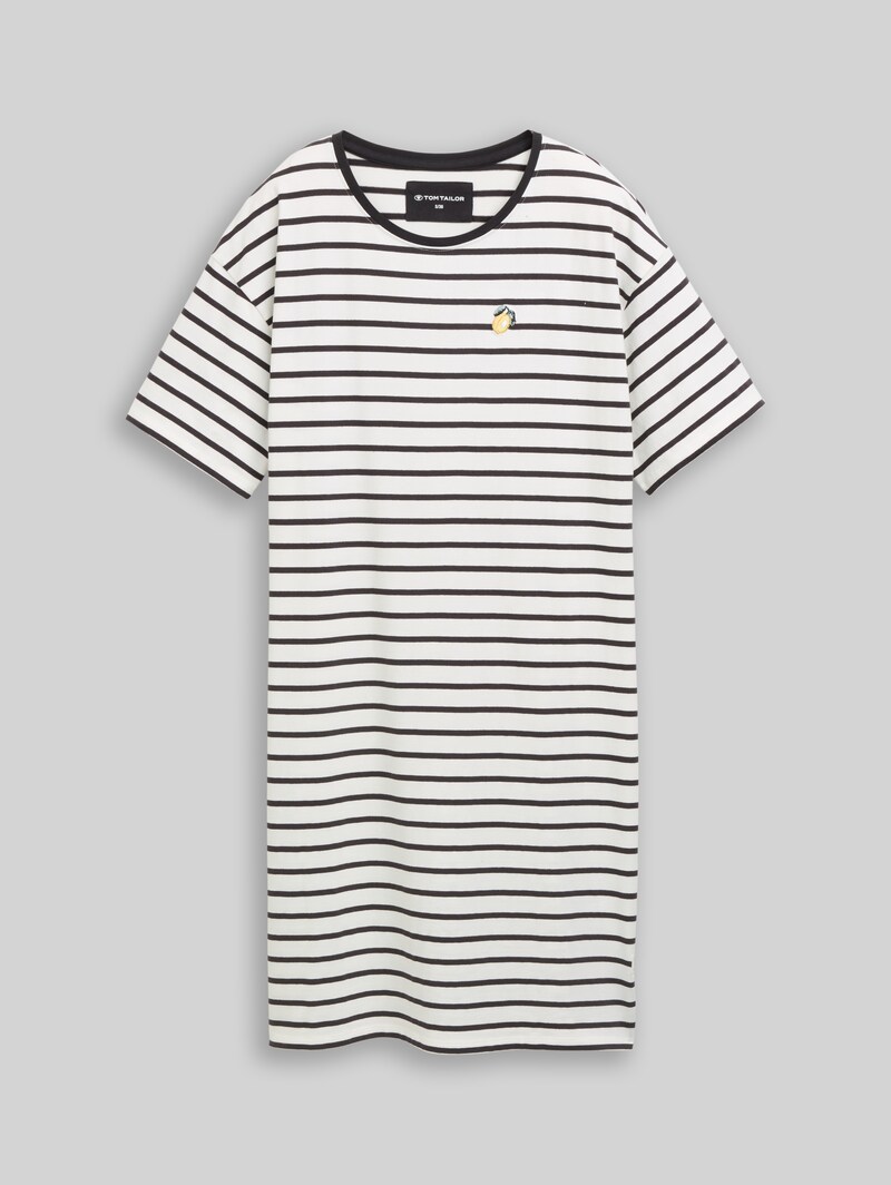 Tom Tailor Nachthemd mit Streifenmuster - White-medium-horizontal Stripe