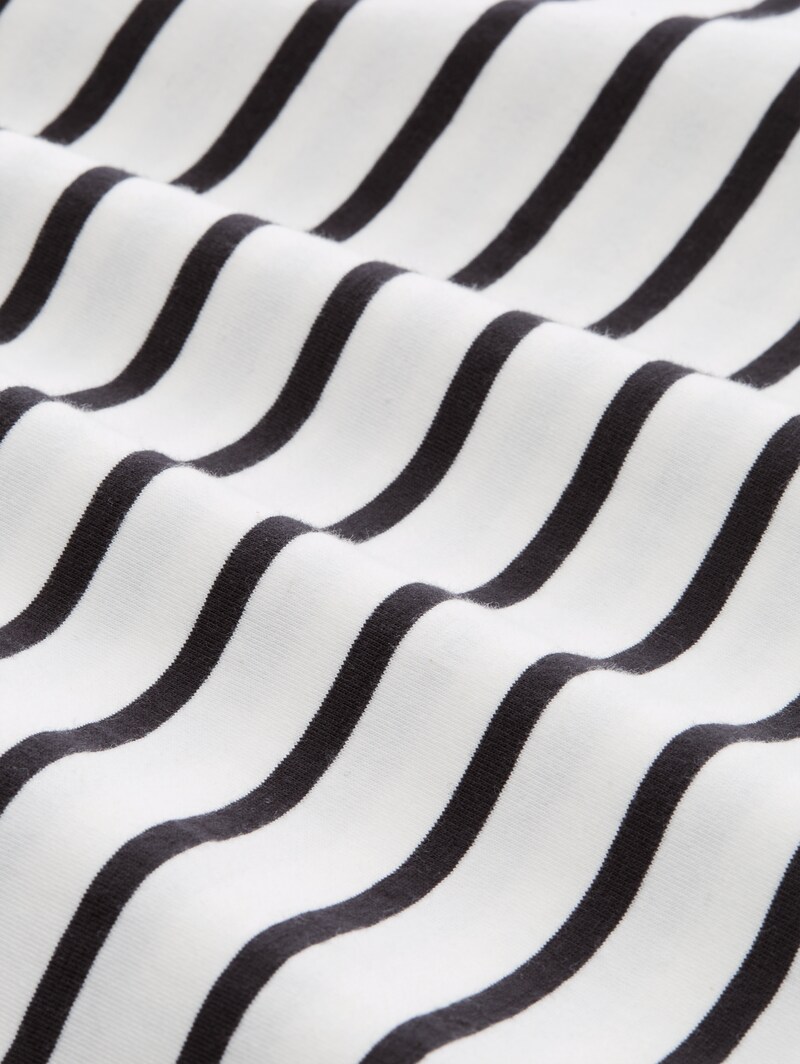 Tom Tailor Nachthemd mit Streifenmuster - White-medium-horizontal Stripe