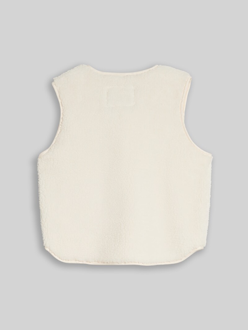 Tom Tailor Teddy-Weste - Light Creme Teddy Tom Tailor Teddy-Weste - Light Creme Teddy