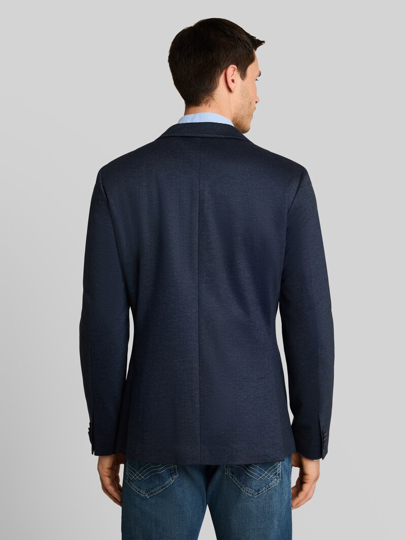 Tom Tailor Regular Fit Sakko mit Taschen - Navy Twill Melange