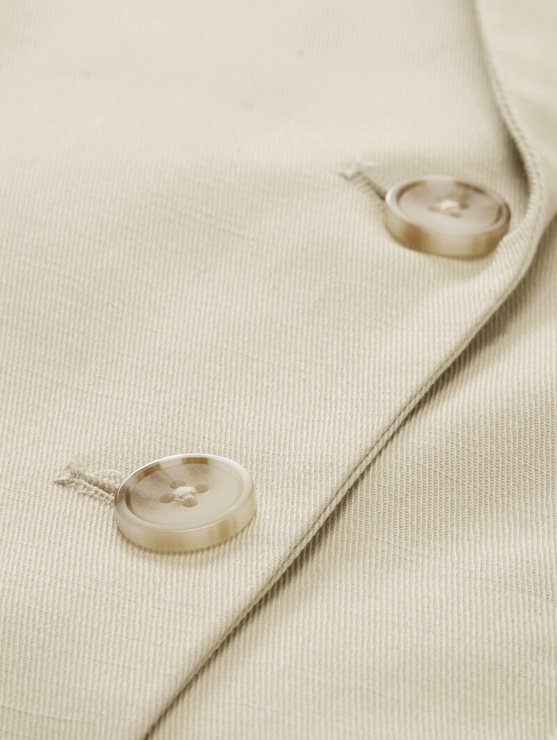 Tom Tailor Regular Fit Blazer aus Twill - Champagne