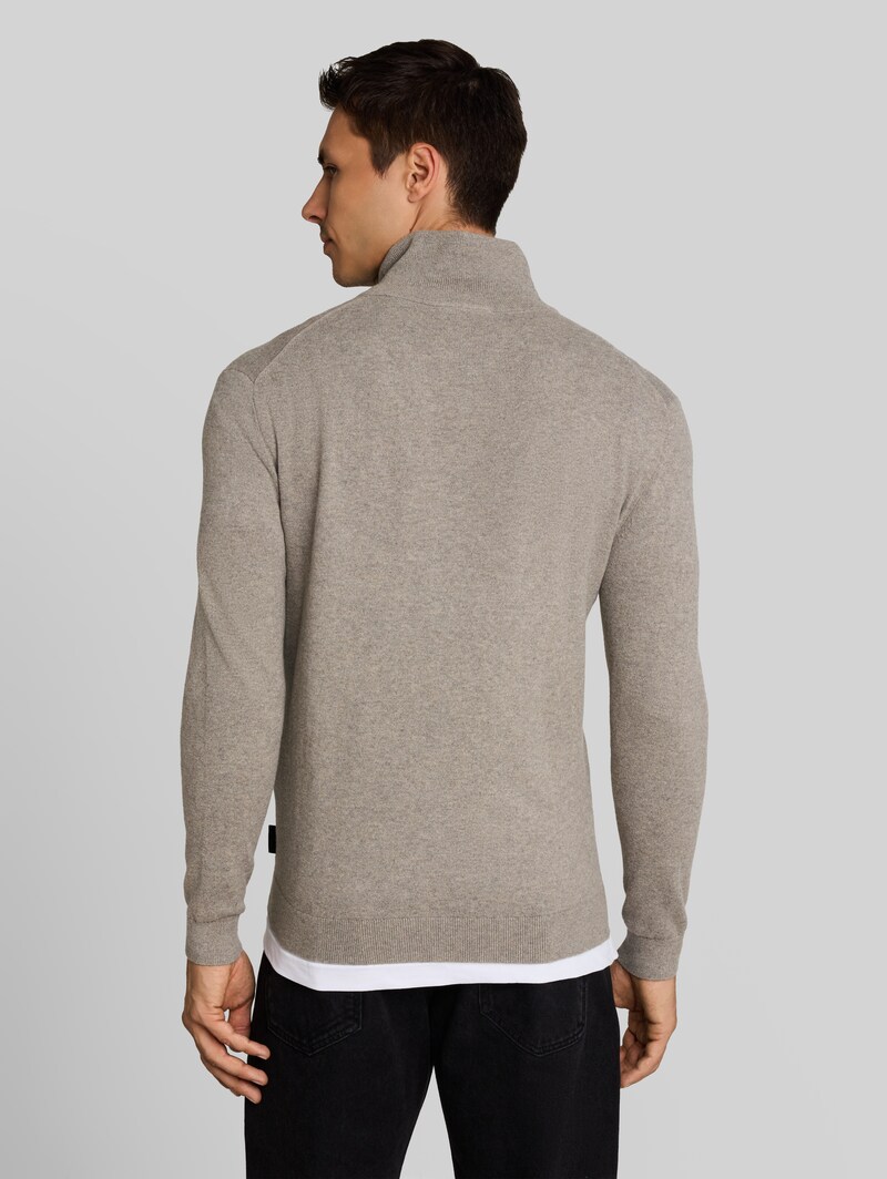 Tom Tailor Strickjacke mit Kaschmir-Anteil - Driftwood Taupe Melangé