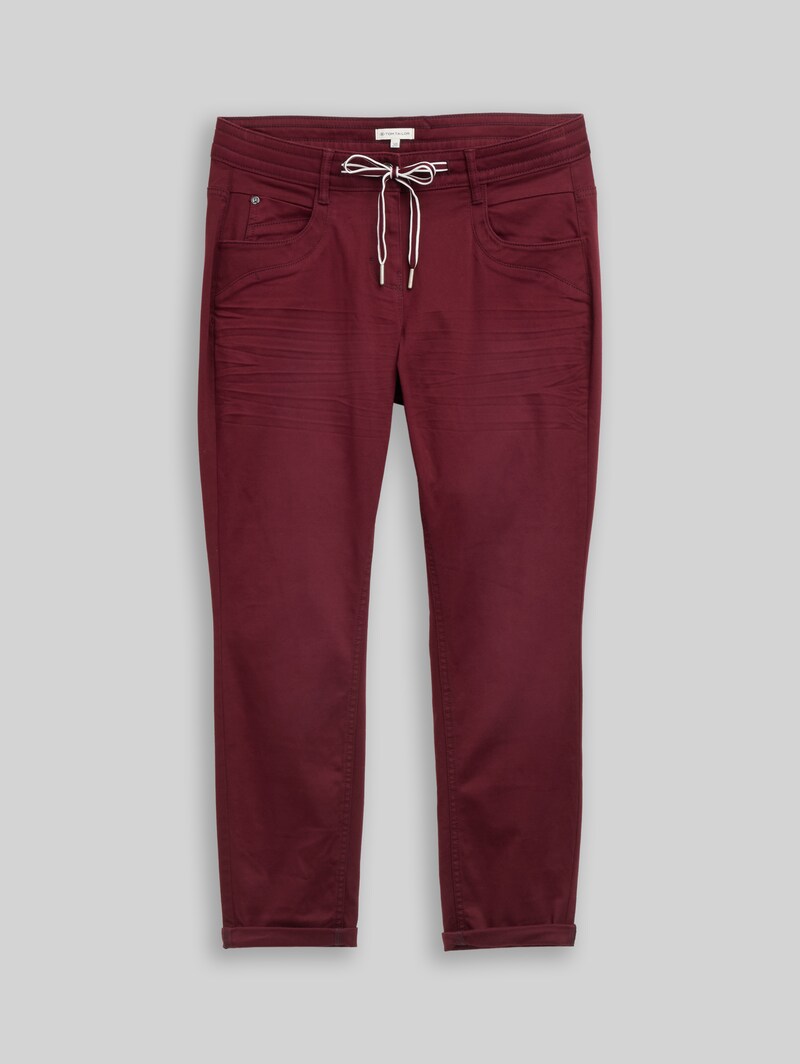 Tom Tailor Tapered Relaxed Hose - Preppy Plum