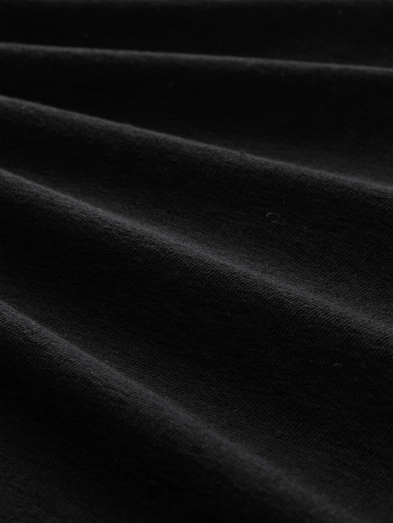Tom Tailor Terry T-Shirt aus Baumwolle - Black