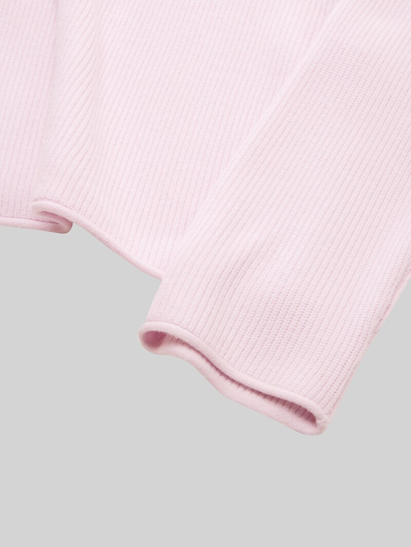Tom Tailor Cropped Strickpullover - Breeze Rose