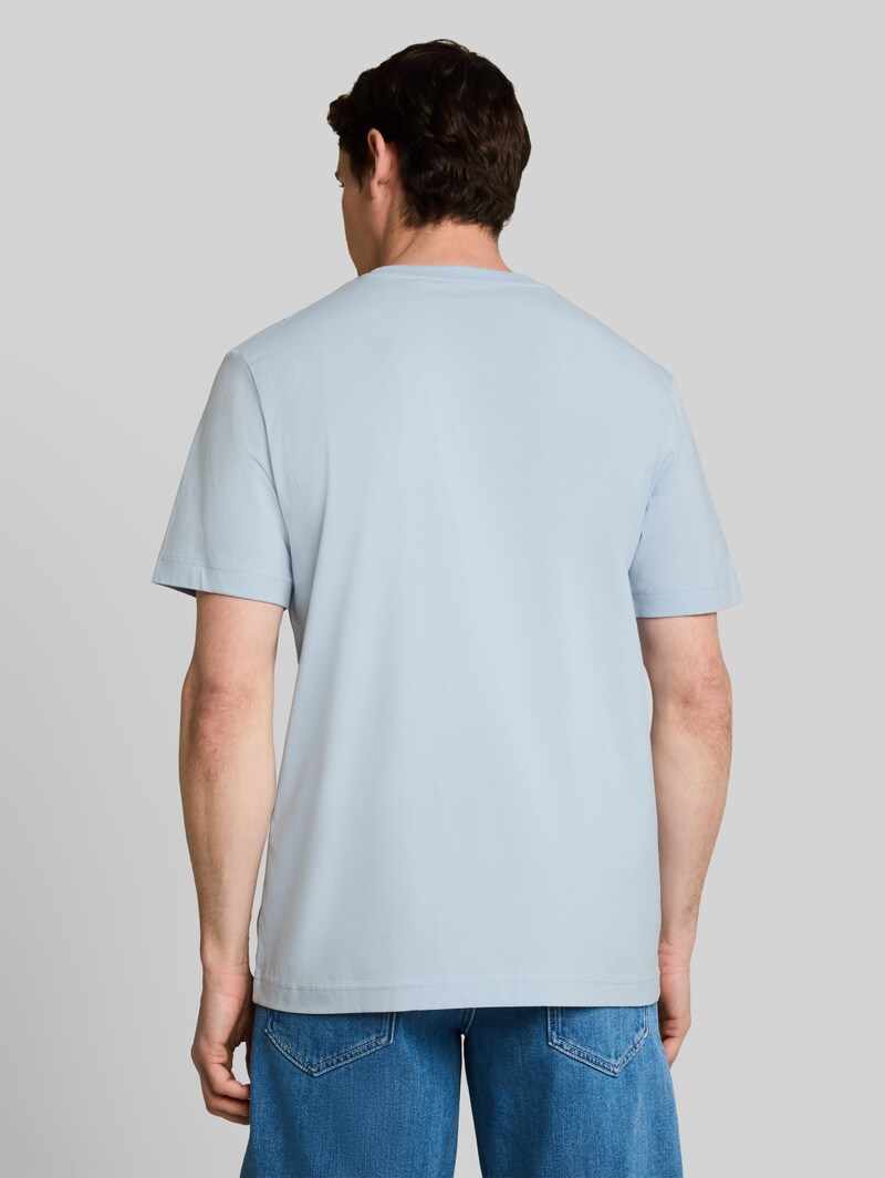 Tom Tailor T-Shirt mit Print - Light Blue Grey