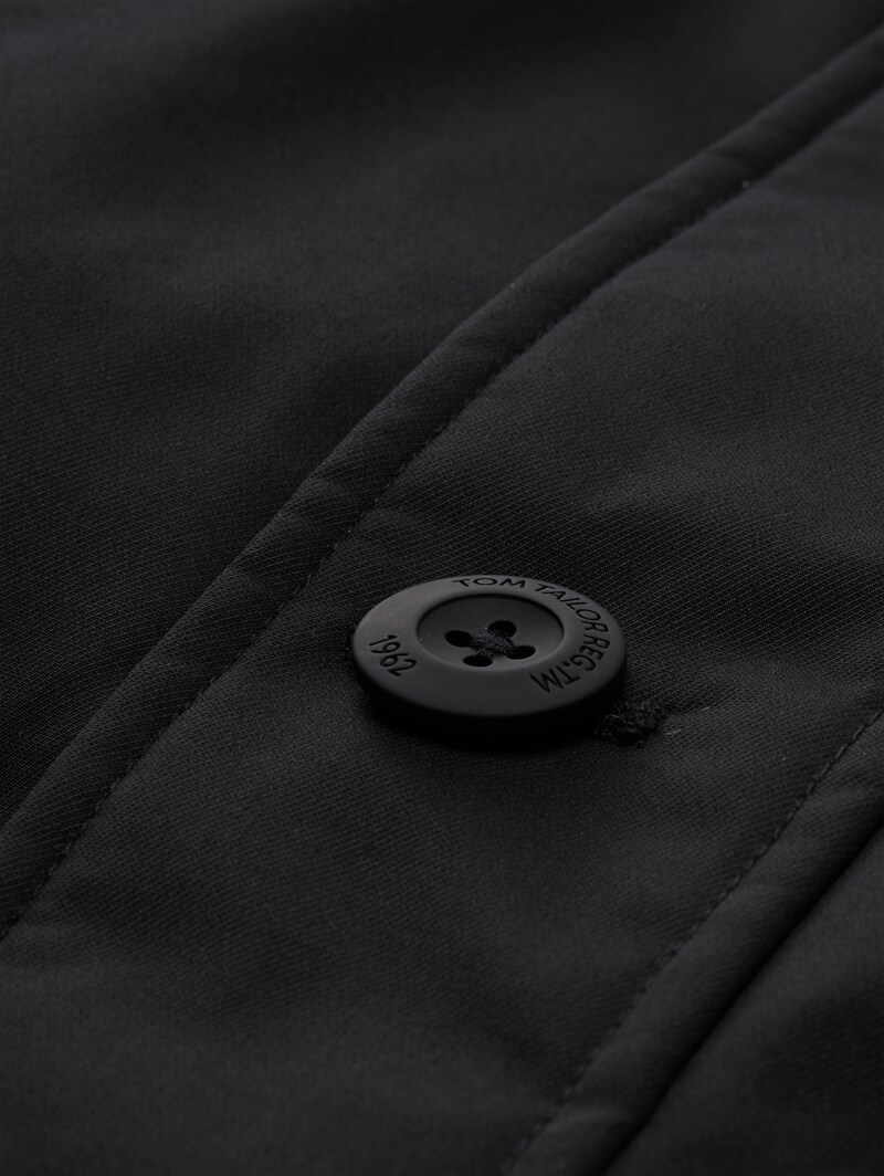 Tom Tailor Arctic Parka mit abnehmbarer Kapuze - Black