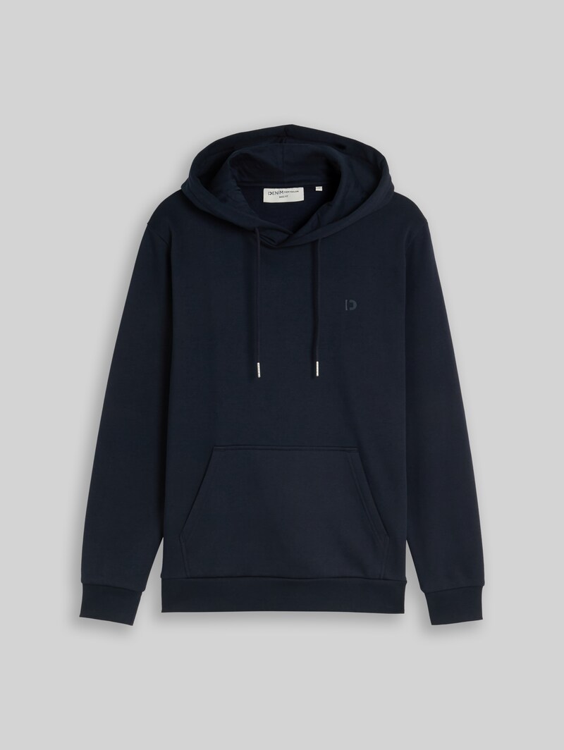 Tom Tailor Basic Hoodie Sweatshirt - Sky Captain Blue