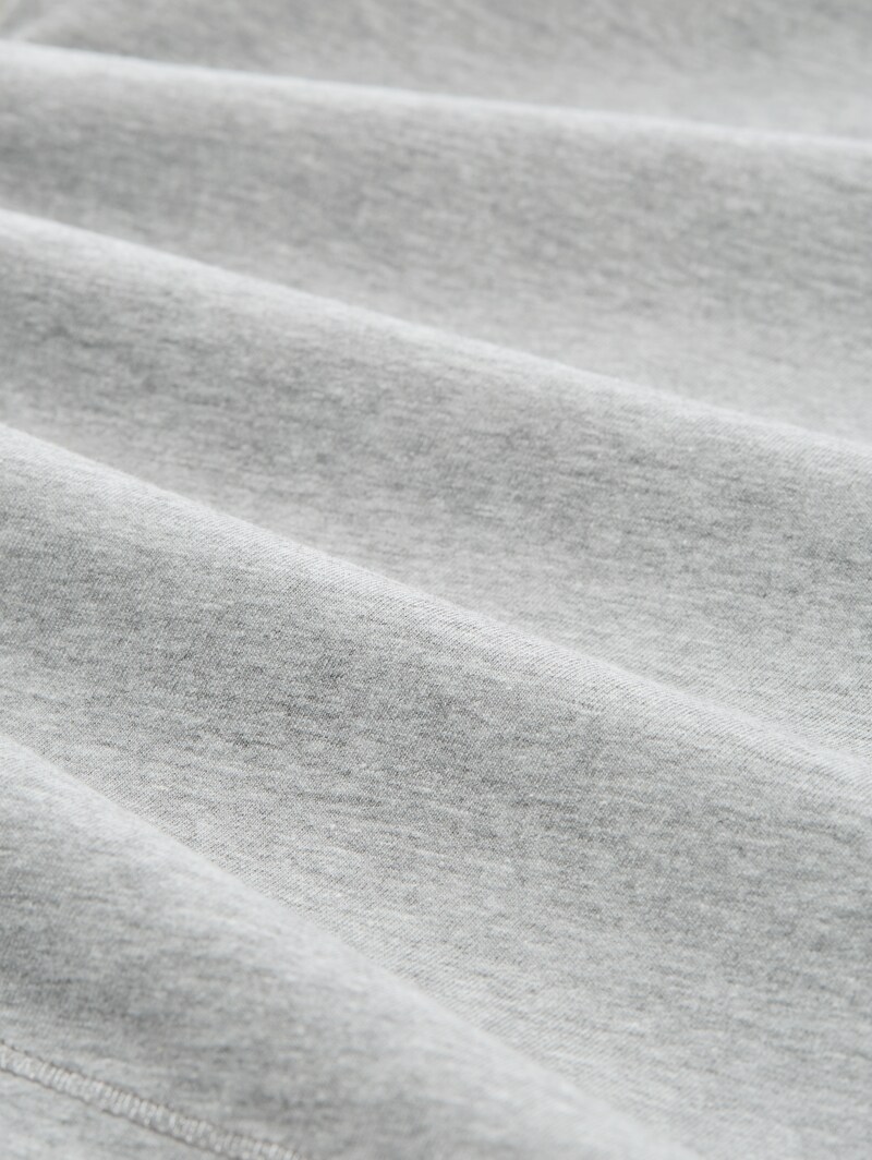 Tom Tailor Basic Top im 2er-Pack - Medium Silver Grey Melange