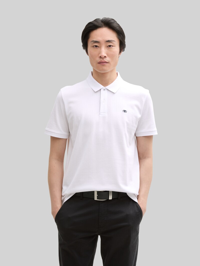 Tom Tailor Poloshirts im 2er-Pack - Light Stone Grey Melange Tom Tailor Poloshirts im 2er-Pack - Light Stone Grey Melange
