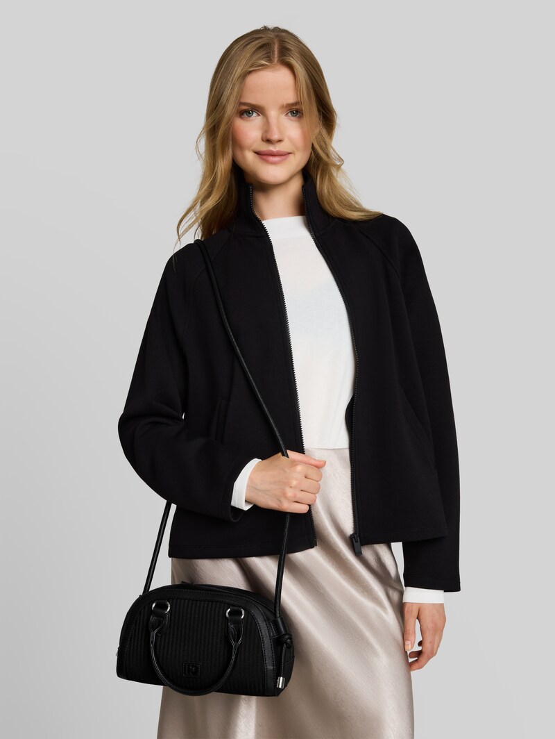 Tom Tailor TTMADELYN S Shopper mit Logo-Badge - Mixed Black