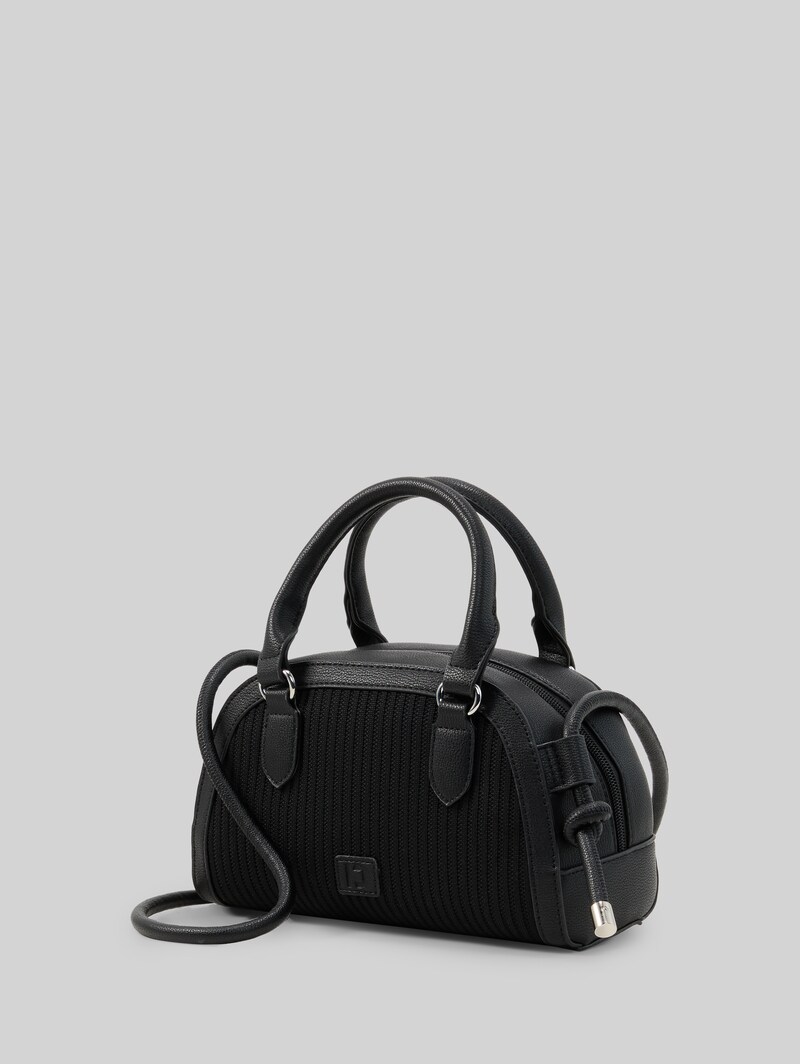 Tom Tailor TTMADELYN S Shopper mit Logo-Badge - Mixed Black
