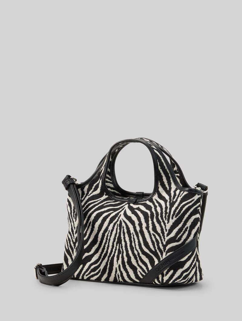 Tom Tailor TTLIDORA S Shopper mit Logo-Badge - Animal Black