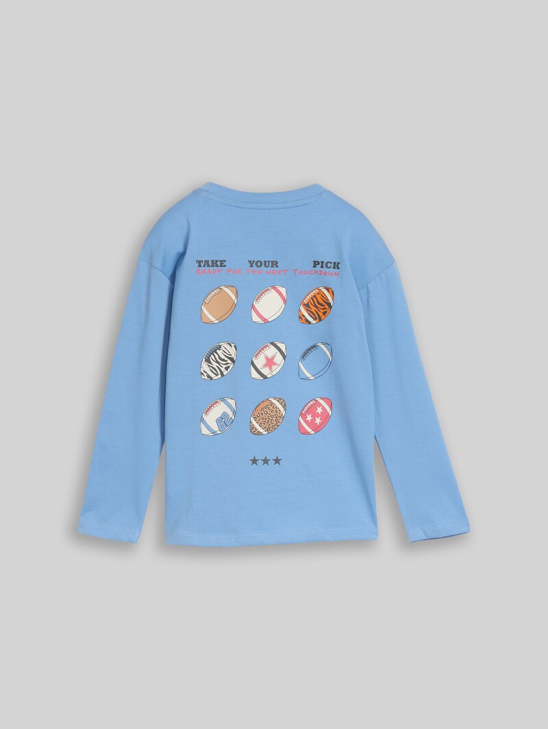 Tom Tailor Oversize Langarmshirt mit Rückenprint - Light Blue Tom Tailor Oversize Langarmshirt mit Rückenprint - Light Blue
