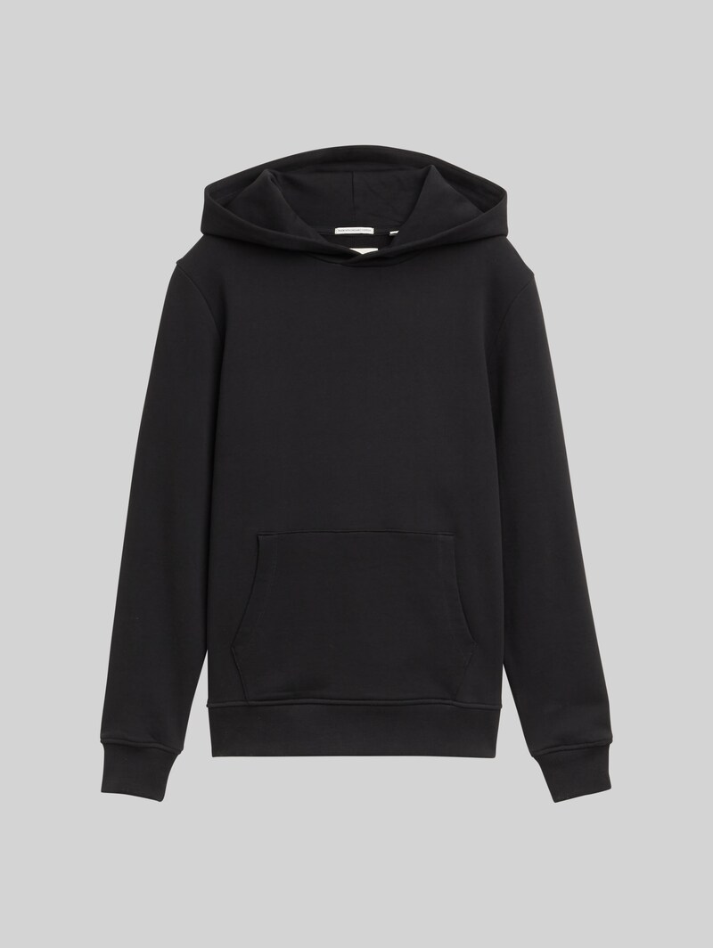 Tom Tailor Hoodie Sweatshirt mit Rückenprint - Heavy Black