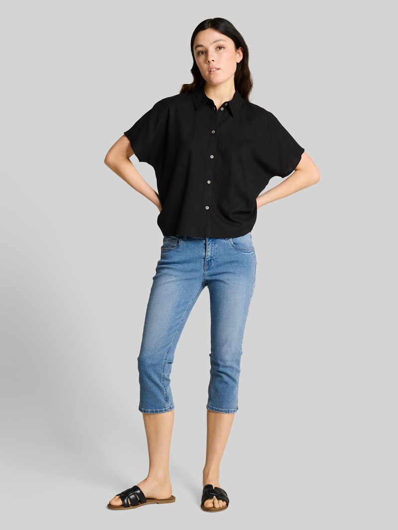 Tom Tailor TTJONA SKINNY Capri Jeans - Light Stone Blue Denim