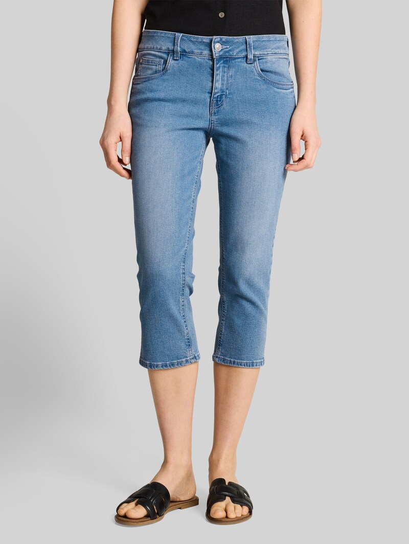 Tom Tailor TTJONA SKINNY Capri Jeans - Light Stone Blue Denim