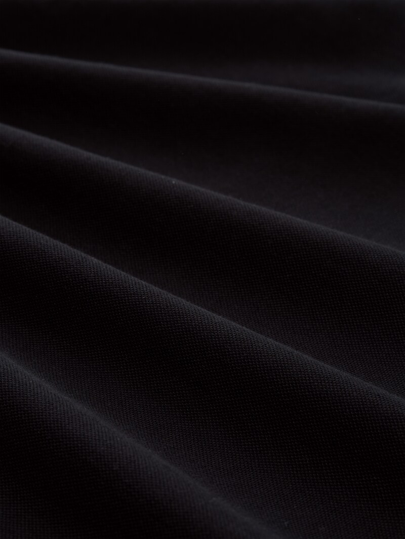 Tom Tailor Piqué Poloshirt mit Stehkragen - Black