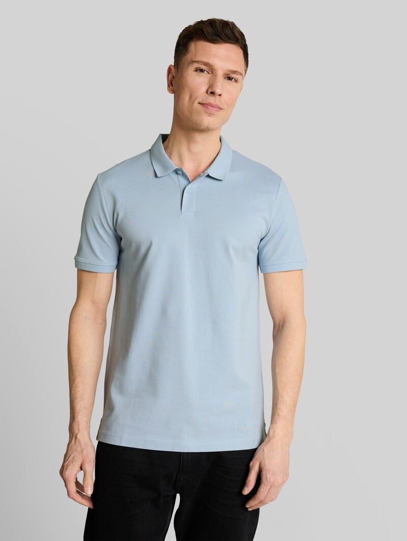 Tom Tailor Piqué Poloshirt aus Baumwolle - Smart Light Blue Tom Tailor Piqué Poloshirt aus Baumwolle - Smart Light Blue