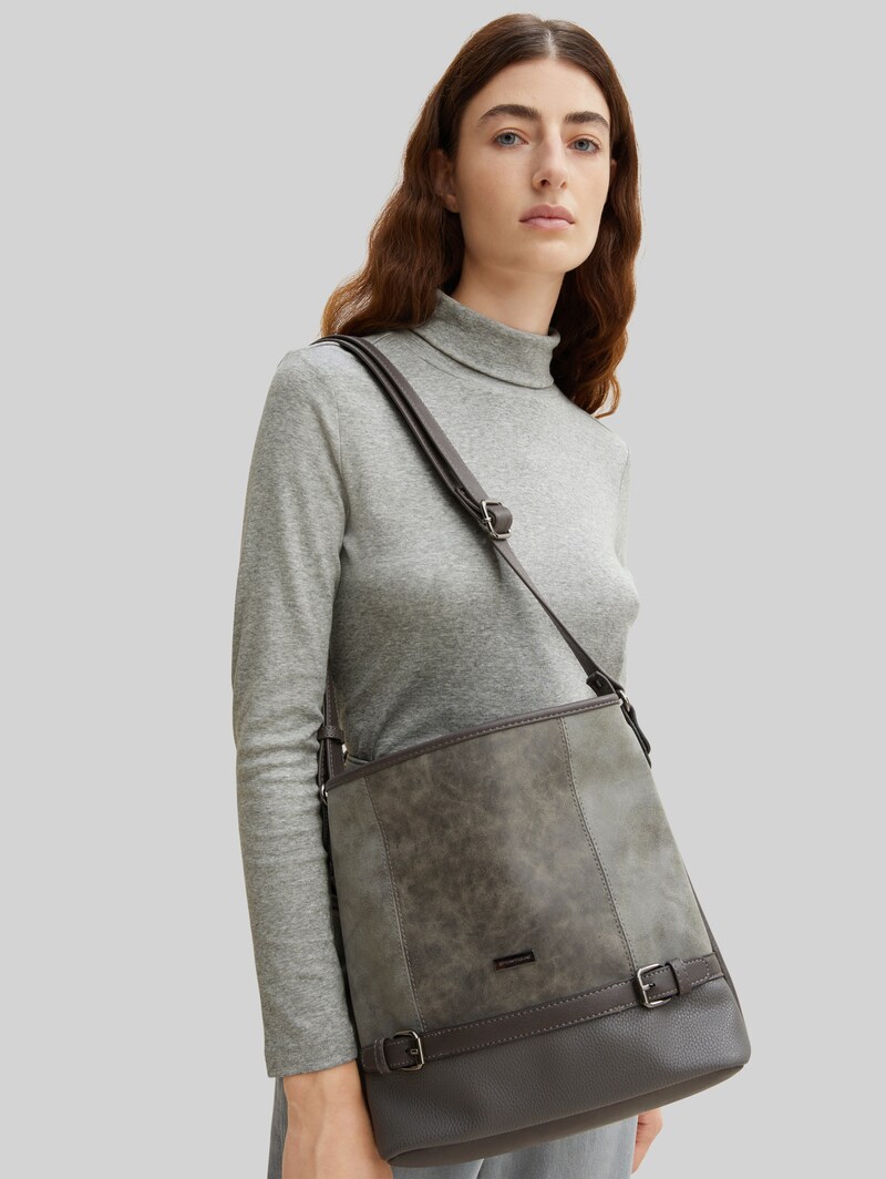 Tom Tailor TTJUNA Beuteltasche mit Gürtelelement - Grey