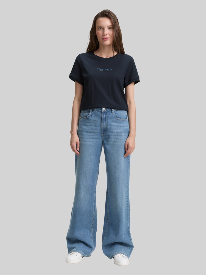 Tom Tailor T-Shirt mit Logo-Print - Lunar Eclipse