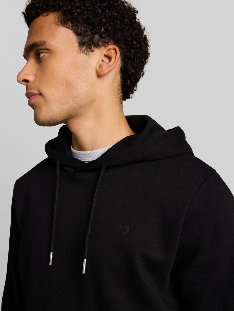 Tom Tailor Basic Hoodie Sweatshirt - Black