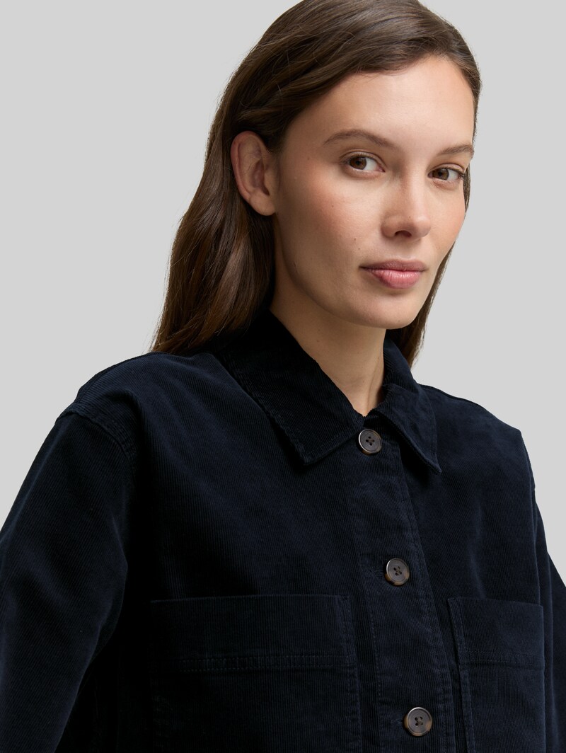 Tom Tailor Oversize Cordjacke - Lunar Eclipse