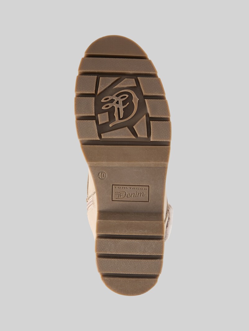 Tom Tailor Wasserfeste Stiefel mit Fütterung - Dk Cream