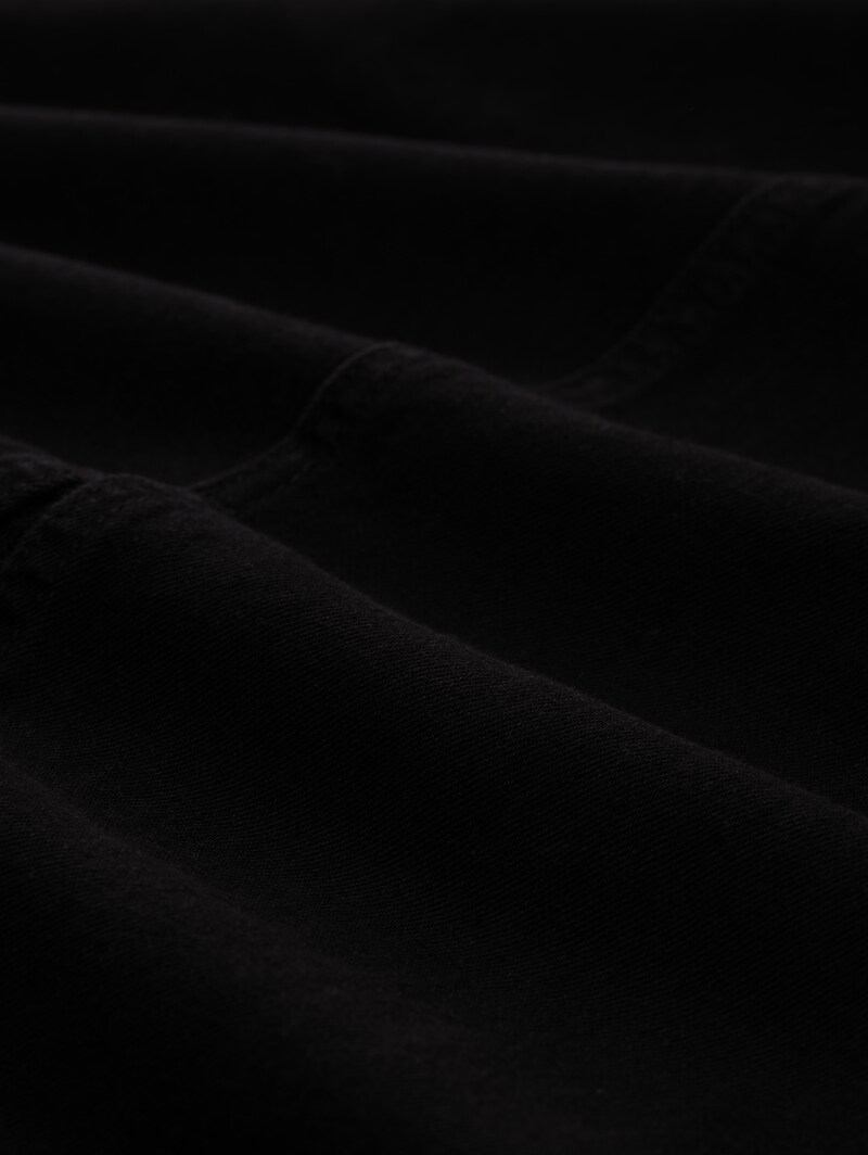 Tom Tailor Midi-Jeansrock mit Schlitz - Deep Black