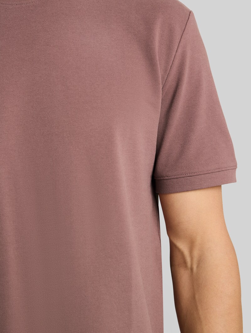 Tom Tailor Basic Piqué T-Shirt - Rose Taupe
