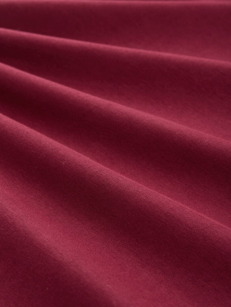 Tom Tailor Basic Rollkragenshirt - Cabarnet Bordeaux Red