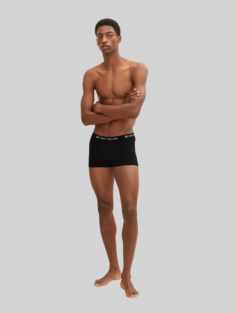 Tom Tailor Kurze Boxershorts im 3er-Pack - Black-black-black Tom Tailor Kurze Boxershorts im 3er-Pack - Black-black-black