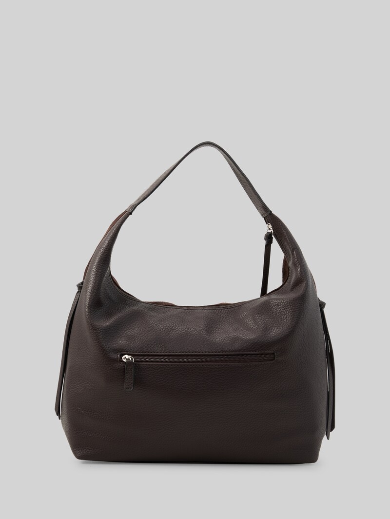 Tom Tailor TTAIANA L Beuteltasche in Wildleder-Optik - Dark Brown