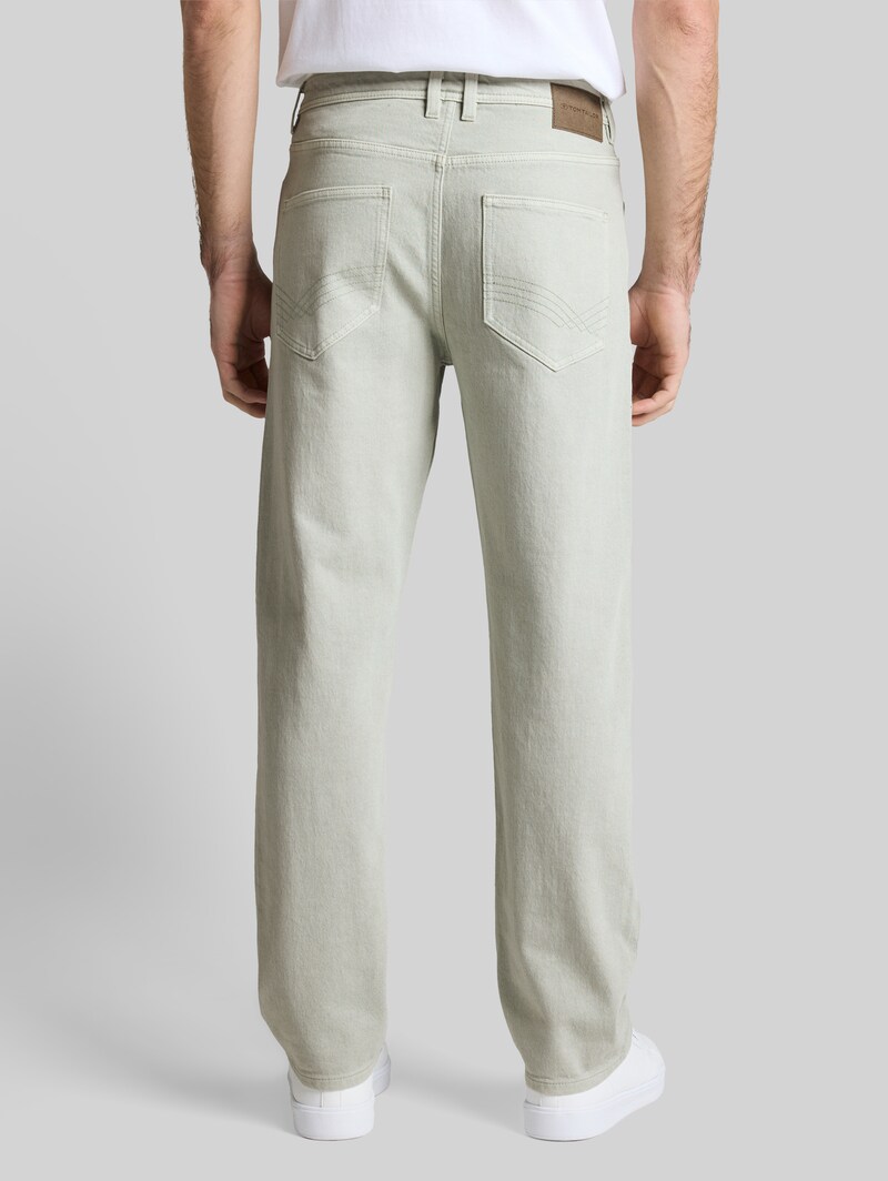 Tom Tailor TTMORRIS RELAXED Jeans - Soft Greyish Green Tom Tailor TTMORRIS RELAXED Jeans - Soft Greyish Green