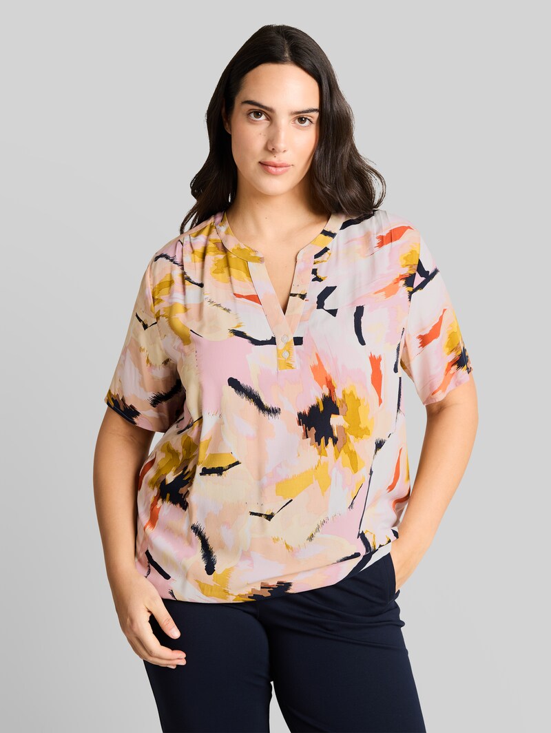 Tom Tailor Plus Size - Bluse mit Muster - Big Abstract Flower Print Tom Tailor Plus Size - Bluse mit Muster - Big Abstract Flower Print