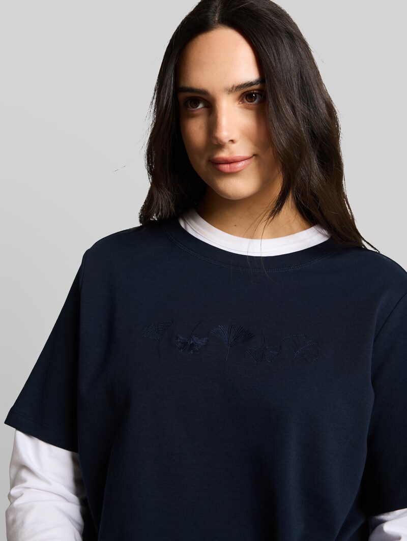 Tom Tailor Plus Size - T-Shirt aus Baumwolle - Lunar Eclipse
