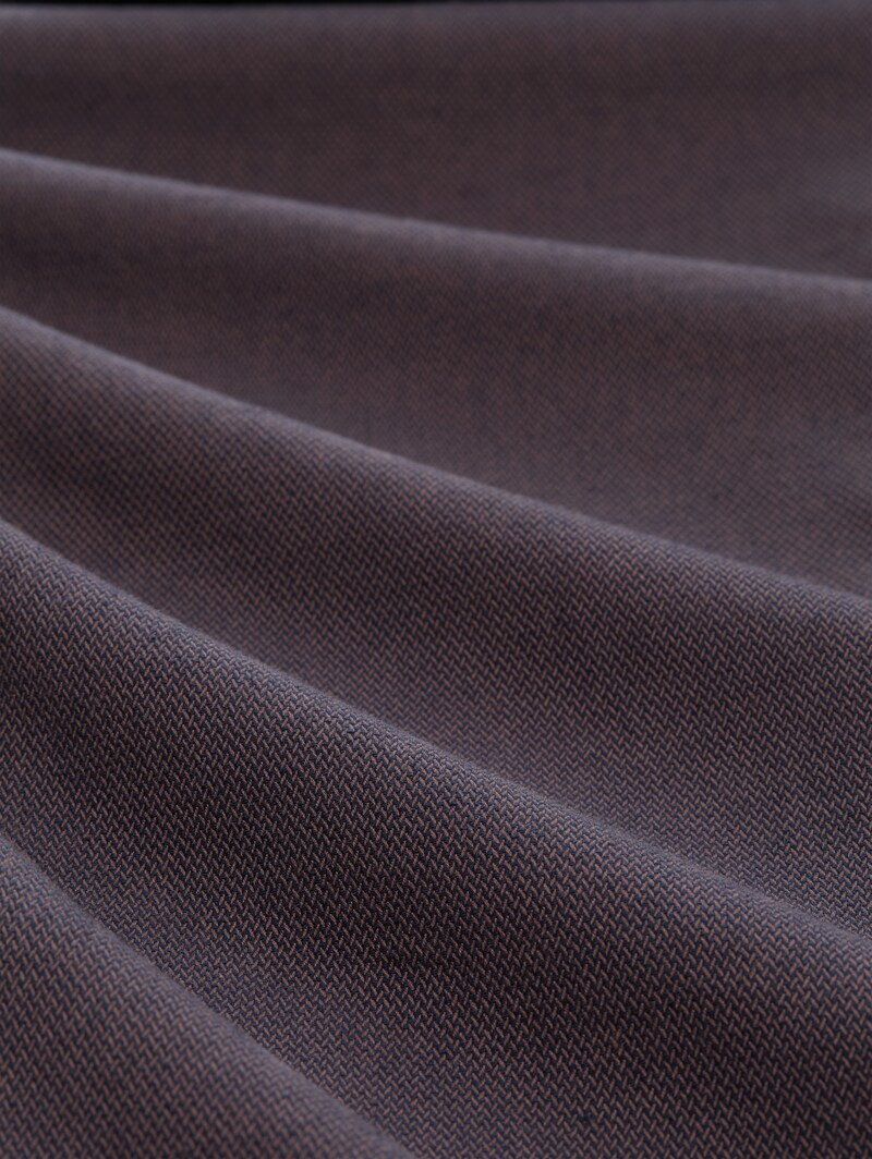 Tom Tailor TTTRAVIS SLIM Chino Hose mit Gürtel - Brown Navy Zig Zag Structure