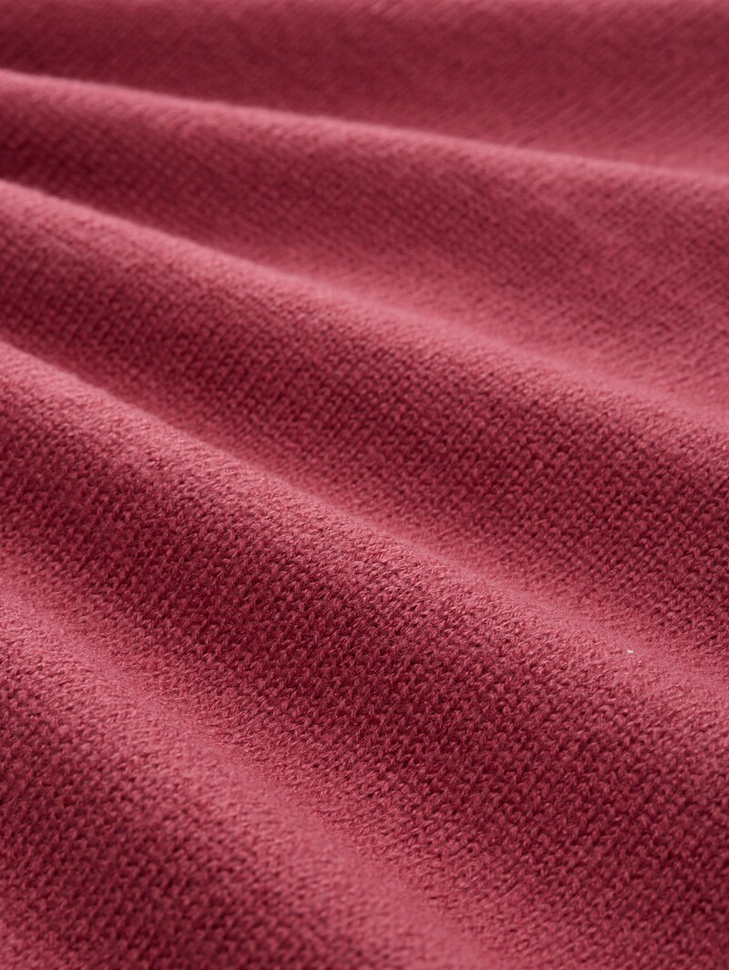 Tom Tailor Strickpullover mit Rundhalsausschnitt - Burnt Russet