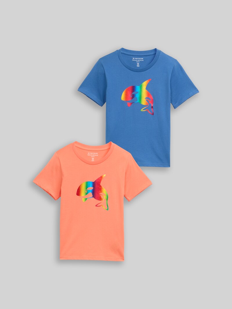 Tom Tailor T-Shirt im 2er-Pack - Federal Blue