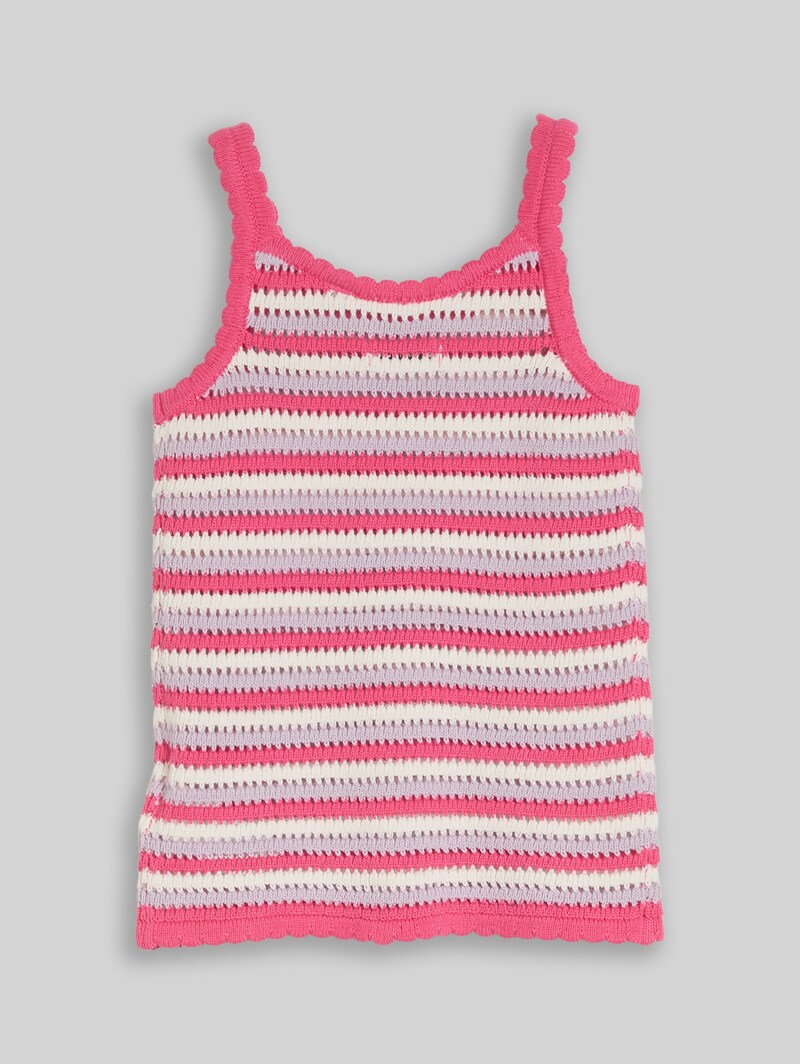 Tom Tailor Top mit Streifenmuster - Pink Lilac Stripe Design Tom Tailor Top mit Streifenmuster - Pink Lilac Stripe Design
