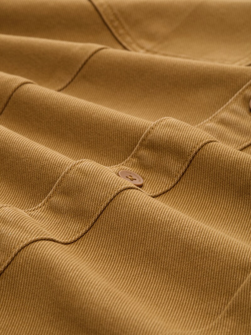 Tom Tailor Overshirt mit Brusttaschen - Deep Cognac