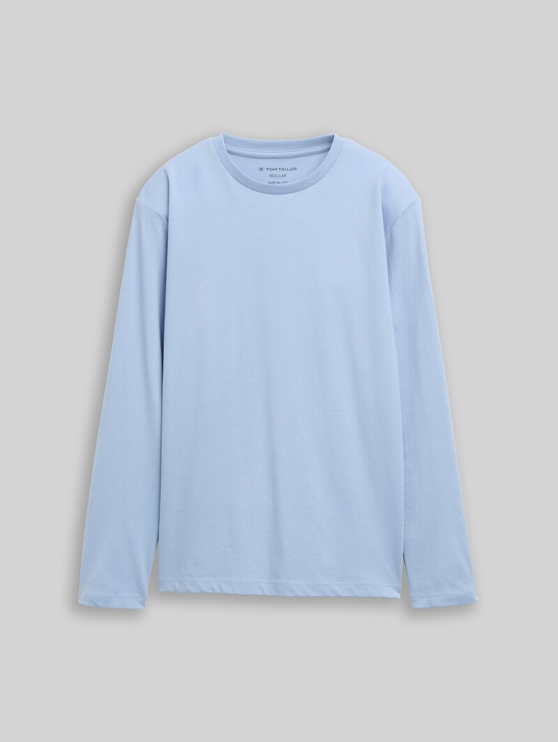Tom Tailor Langarmshirt mit Rückenprint - Stonington Blue