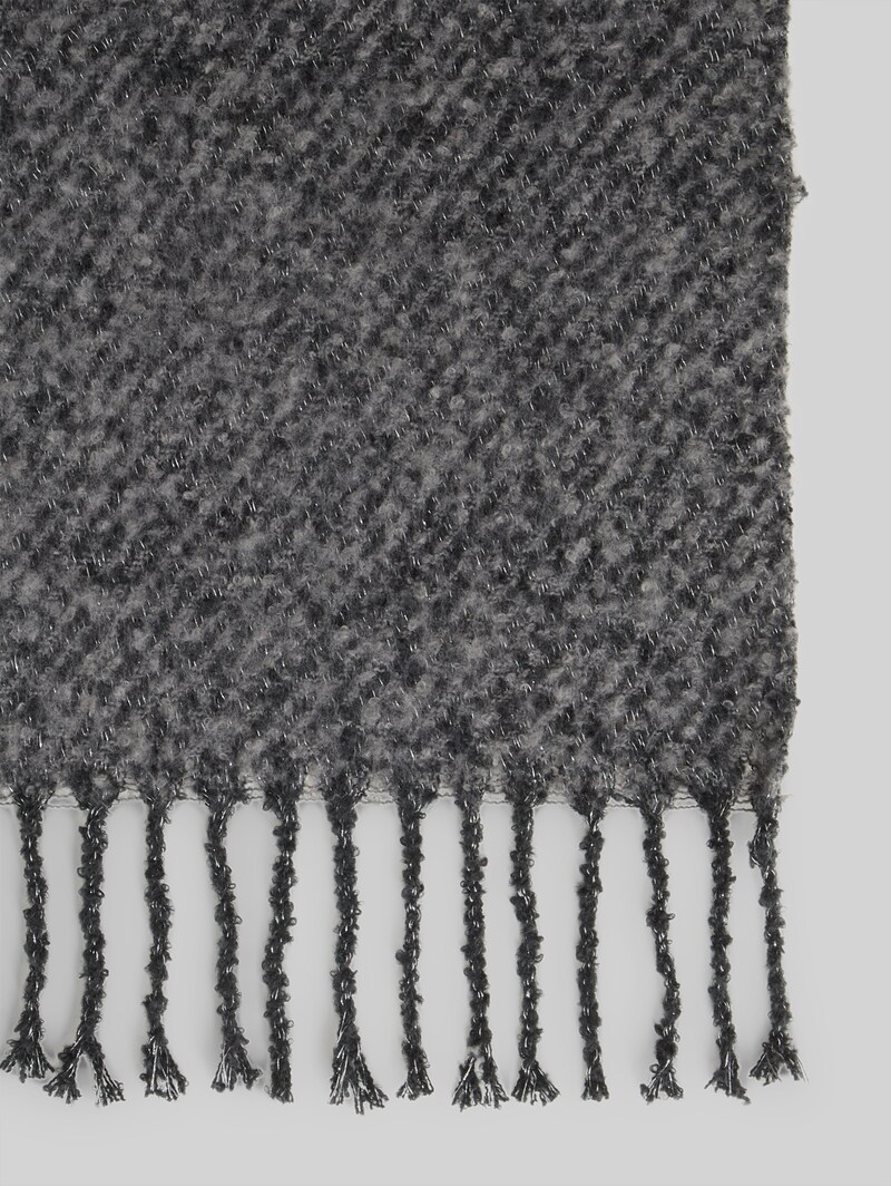 Tom Tailor Schal mit Glitzer-Effekt - Deep Black